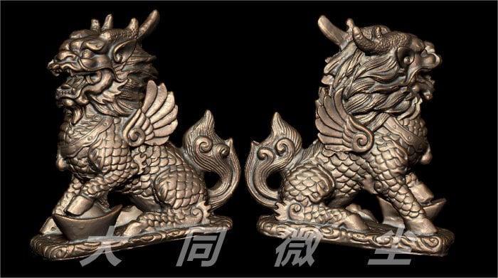 祥瑞麒麟送宝（神兽摆件）